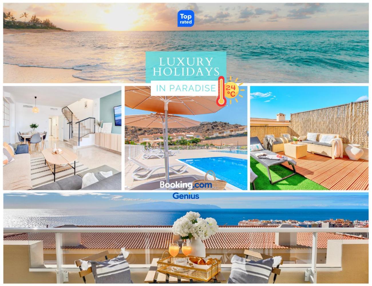 Black Beach Luxury Vacation House Puerto de Santiago  Extérieur photo